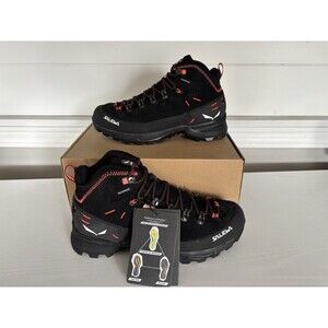 Salewa Alp Mate Winter Mid WP Hiking Boot - Women's Asphalt/Black, Size 8.5